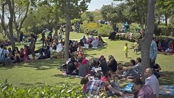 الأجواء مناسبة للاحتفال بشم النسيم