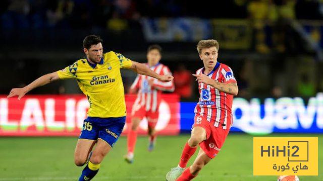 التعادل السلبي يحسم الشوط الأول من مباراة أتلتيكو مدريد و لاس بالماس