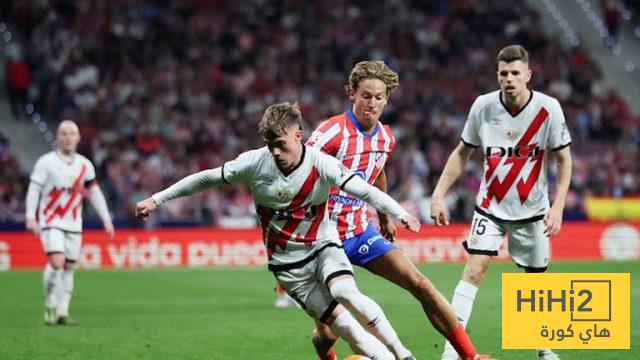احصائيات مباراة أتلتيكو مدريد و رايو فاليكانو في الدوري الإسباني