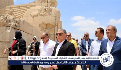 محافظ الإسماعيلية يتفقد موقع النصب التذكاري بجبل مريم