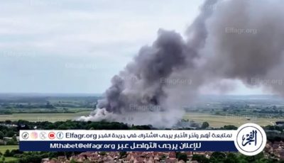 3 قتلى بحريق ضخم في قاعدة جوية بريطانية سابقة